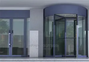 Auto-Revolving Door for Commercial Buildings