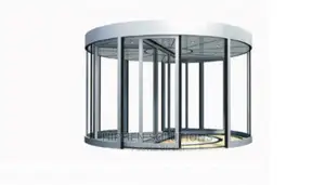 Automatic Glass Motor Revolving Doors System for Hotel