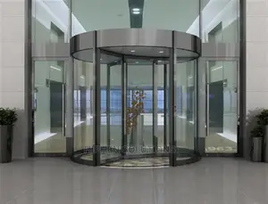Shopping Mall Residential Glass Automatic Revolving Door
