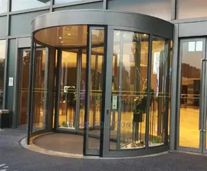 High Quality Glass Automatic Revolving Door For Airport