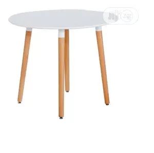 Argos Home Charlie Round 4 Seat Dining Table- White