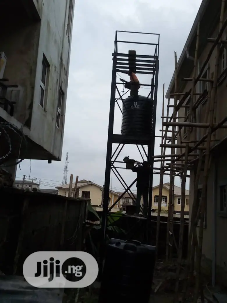 Tank Tower Or Scaffolding For Water Tanks