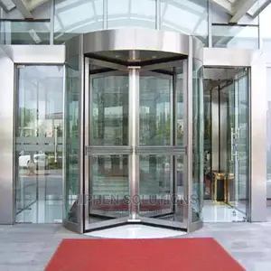 High Quality 3 Wings Glass Automatic Revolving Door