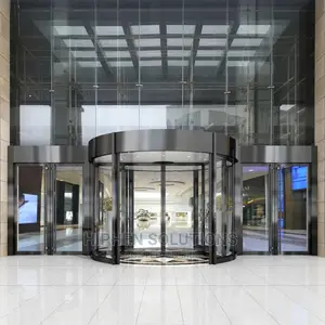 Automatic Revolving Door For Hotel Secretariat & Airport