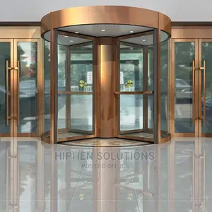 Revolving Glass Sensor Door Hotel Door/System/Mechanism