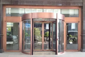 Glass Revolving Door For Hotel Airport Malls
