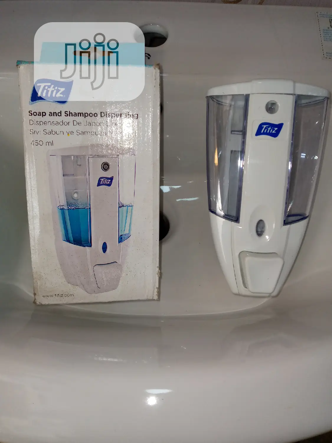 Manual Sanitizer and Soap Dispenser