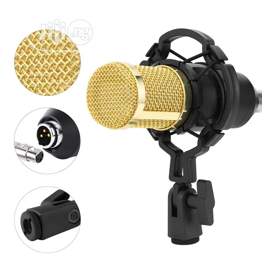 Professional Bm 800 Microphone Studio Pop Phantom Power