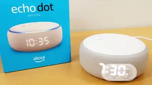 Amazon Echo Dot 3 With Clock