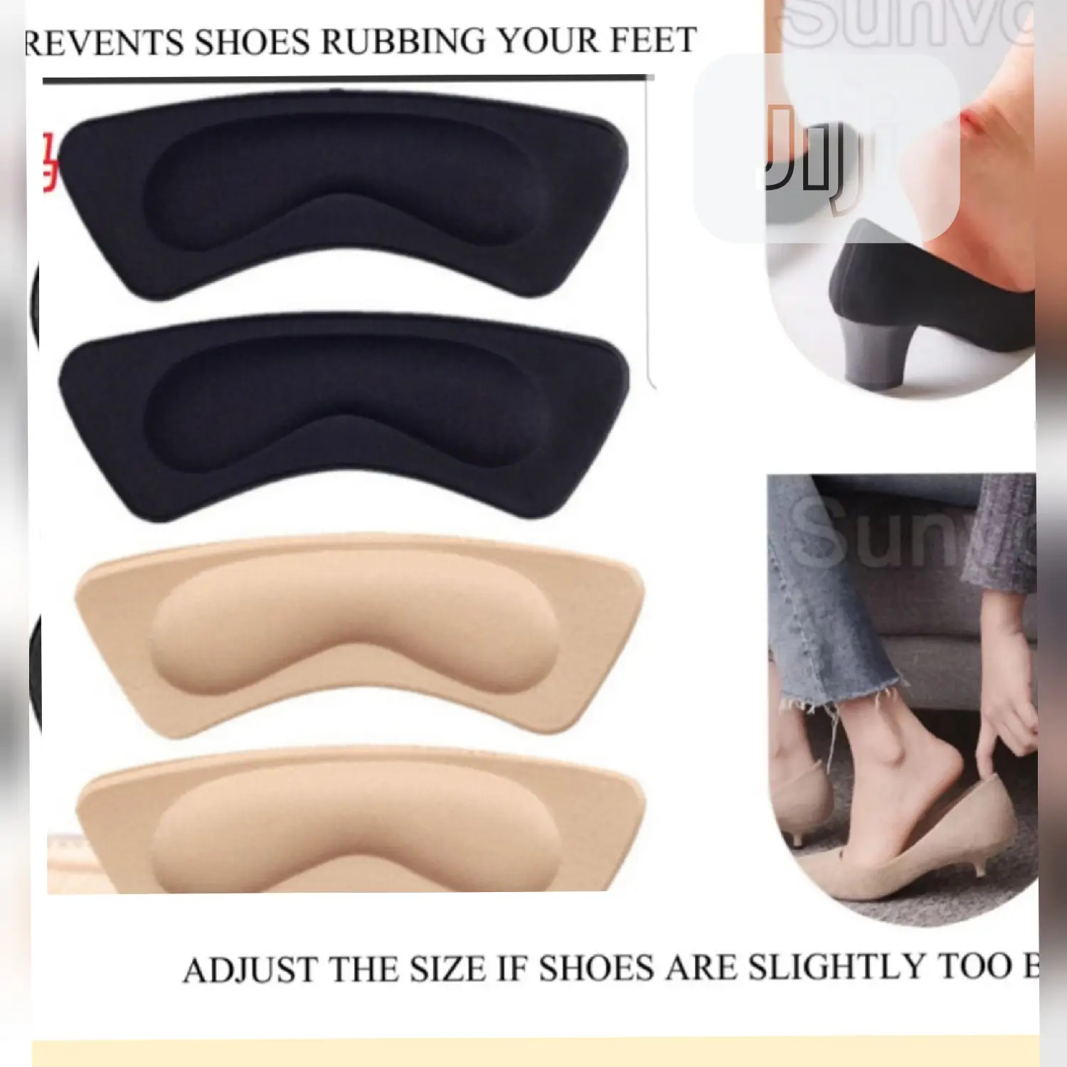 Shoe Back Heels Insoles Feet Protect