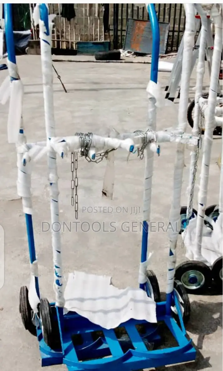 Double Gass Cylinder Trolley