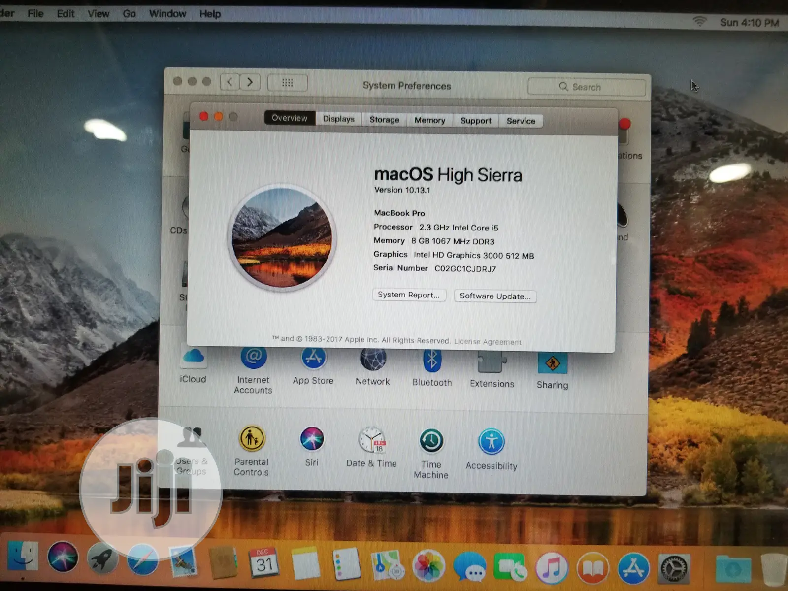 Laptop Apple MacBook Pro 2012 8GB Intel Core I5 HDD 640GB