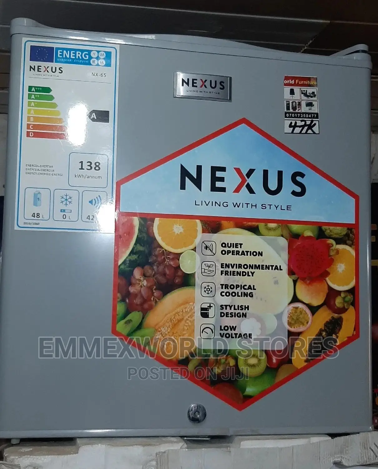 Nexus Bedside Fridge Nx-65c