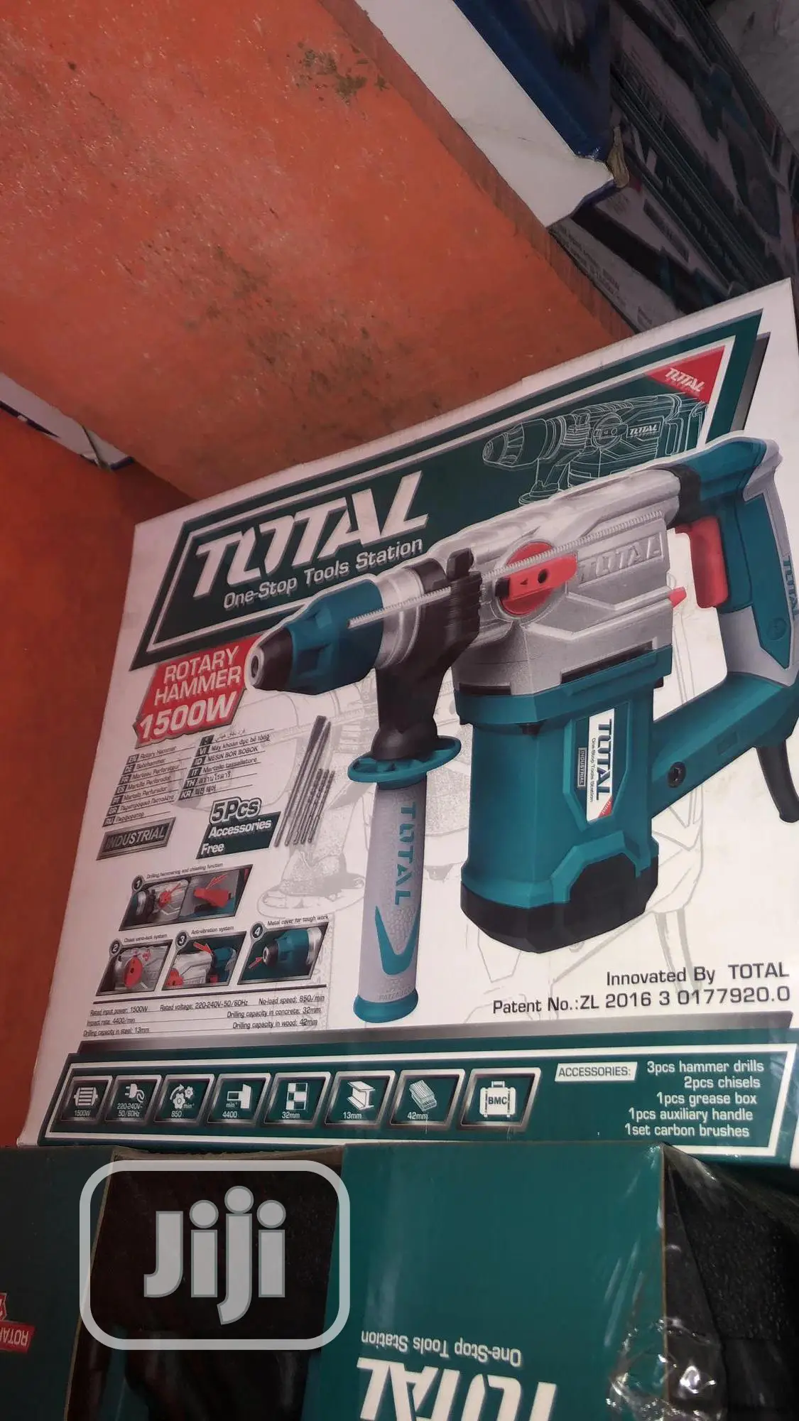 Total Hammer Drill Machine 1500w One Stop Station