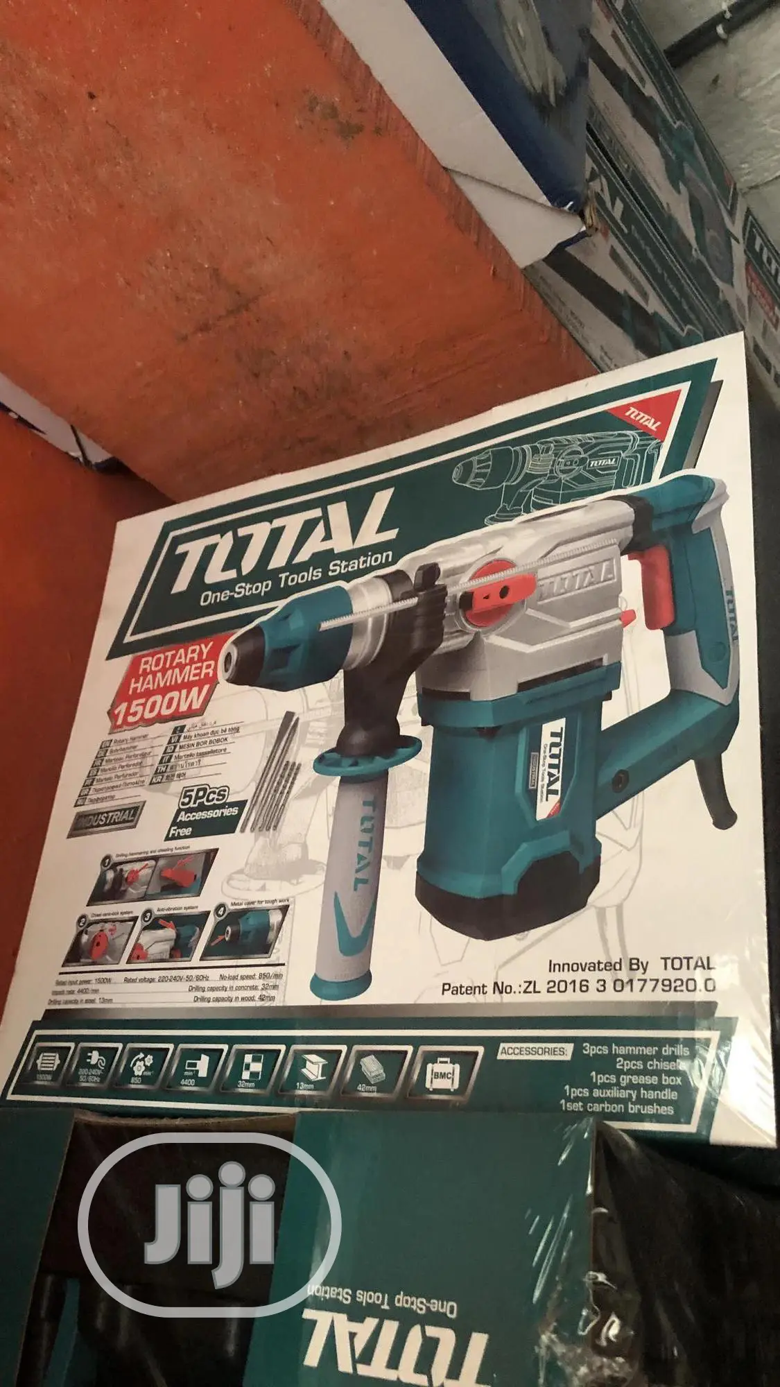 Total Hammer Drill Machine 1500w One Stop Station
