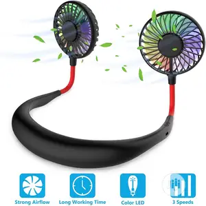 Portable Hand Free Neck Wearable Sport Fan