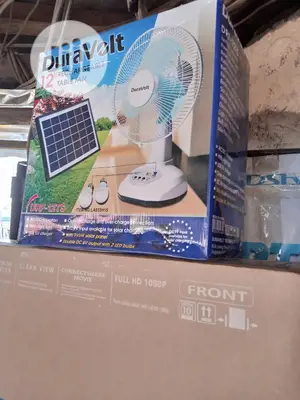 Duravolt 12 Inches Table Rechargeable Fan