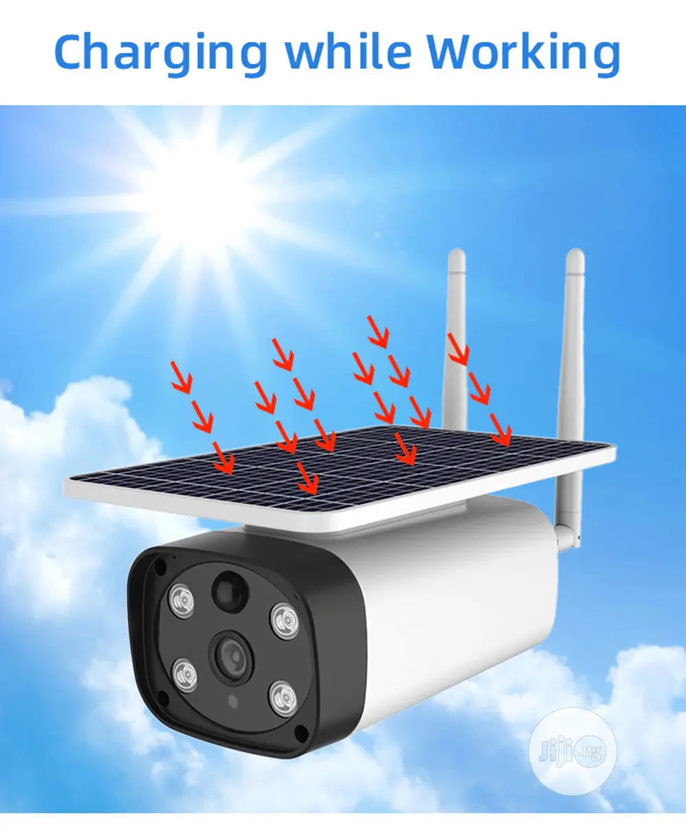 4G Outdoor SIM Card Solar Wireless Security Camera