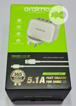 Oraimo 5.1A 4p Fast Charger