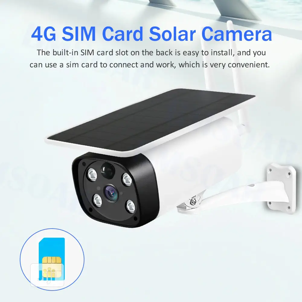SIM Card Solar 3G 4G WIFI Wireless Camera