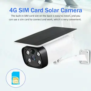 SIM Card Solar 3G 4G WIFI Wireless Camera