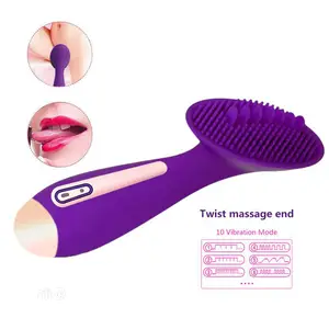 Rechargeable 10 Speed Vagina Brush Adult Toys