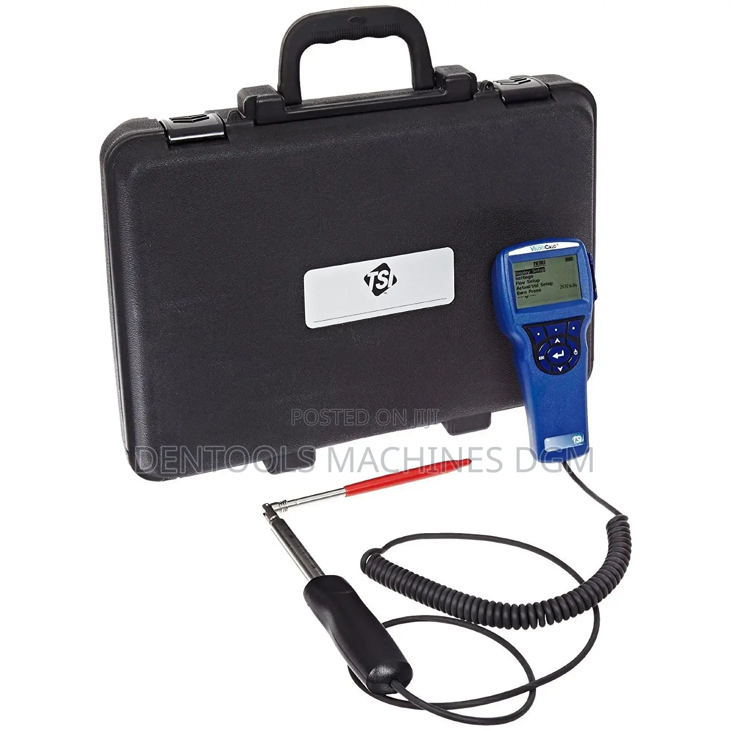 Digital Air Velocity Meter With Articulated Probe