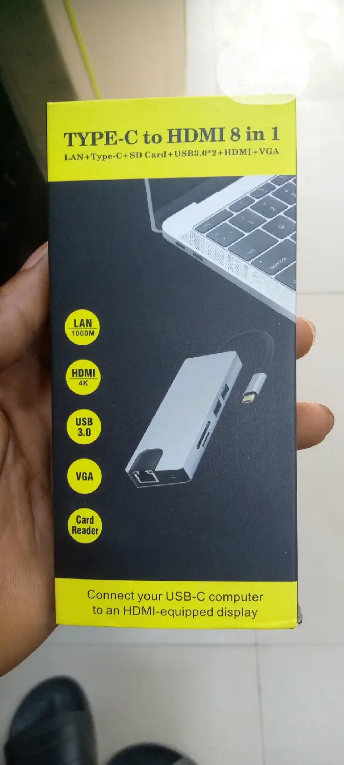Type C to Hdmi 8 in 1