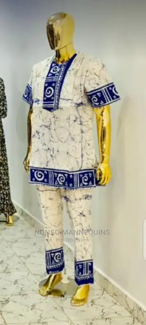 Gold Chrome Honey Come Male Mannequins