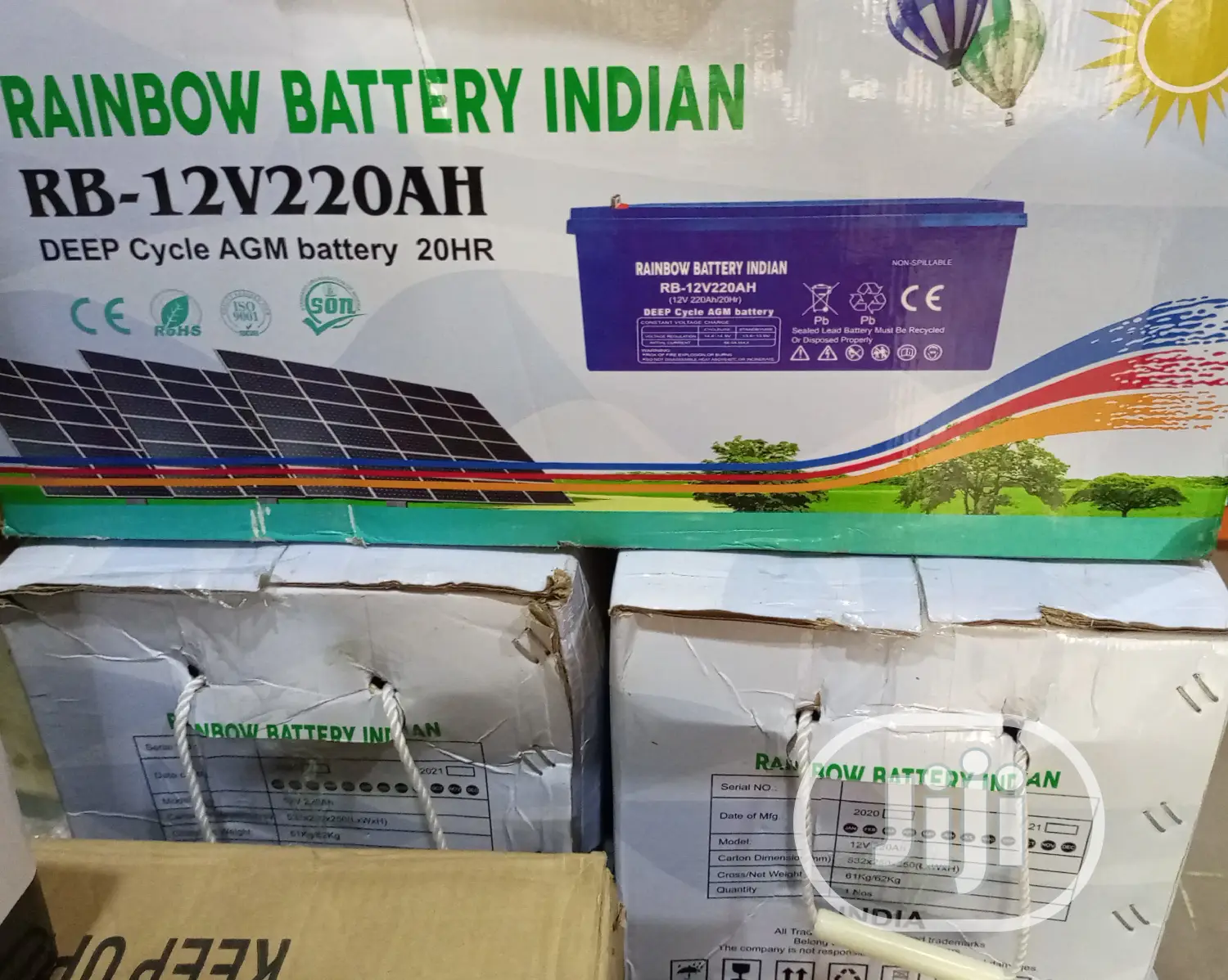 Rainbow Battery 12v220ah
