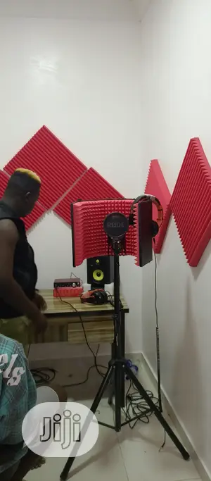 Red Accoustic Panels