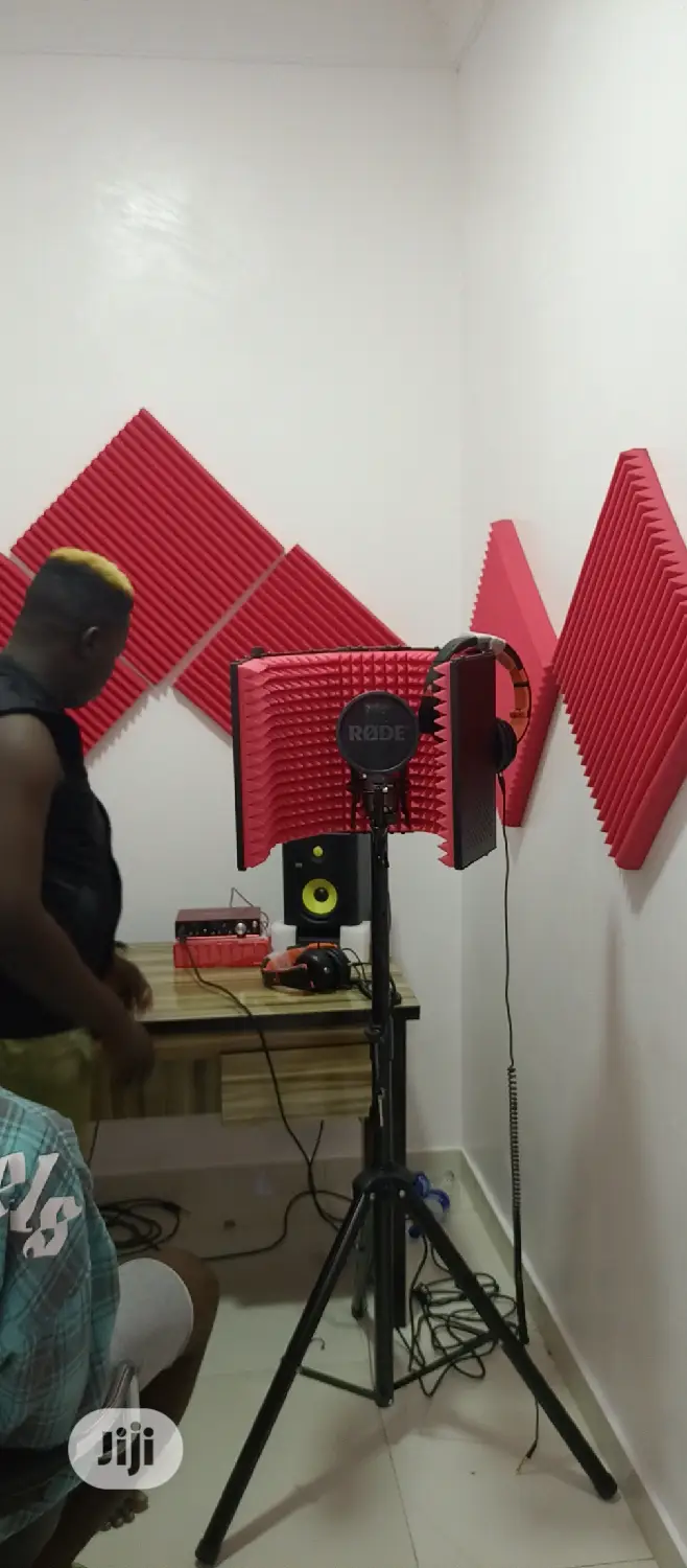Red Accoustic Panels