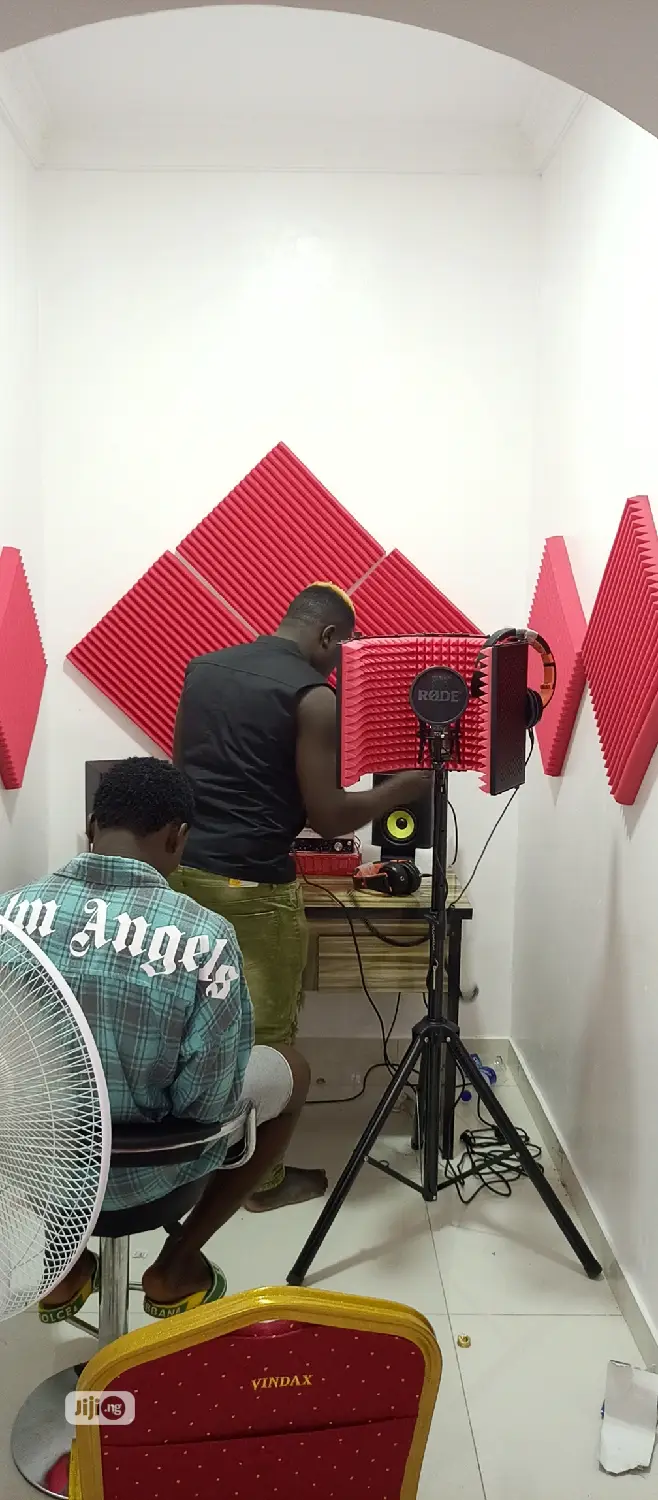 Red Accoustic Panels
