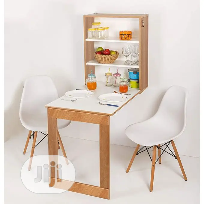 Dining Table Foldable Wall Mounted Study Storage Cabinet