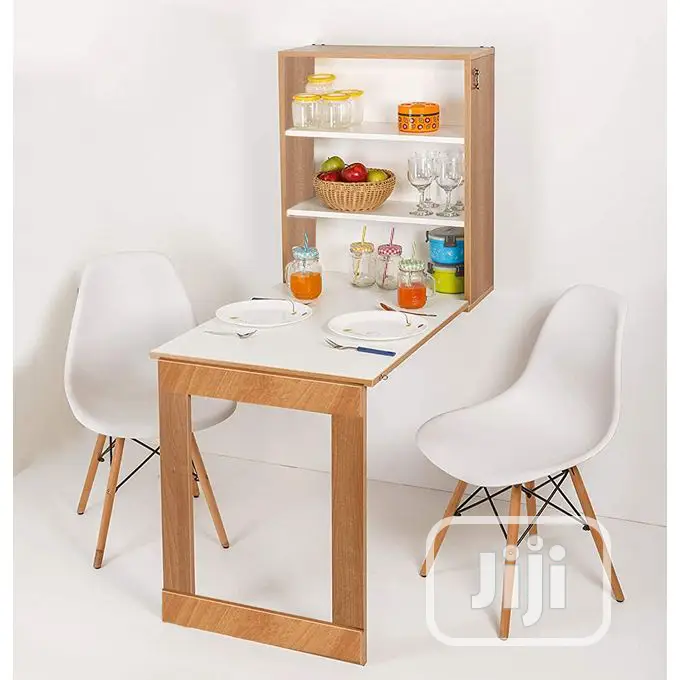 Foldable Wall Mounted Study Dining Table Cabinet