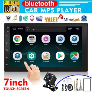 Double DIN Car Radio Stereo MP4 Player GPS Nav W/Hd Camera