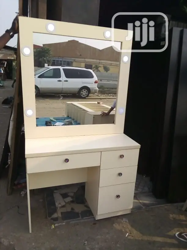 Dressed Mirror With Lights