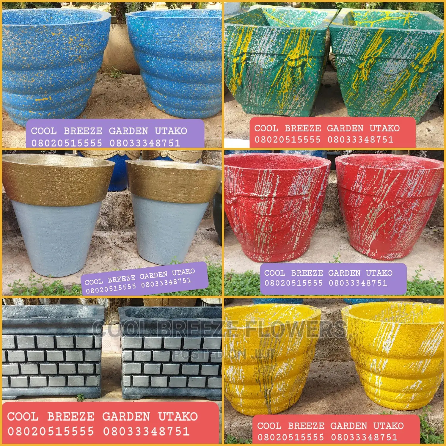 Durable Flower Pots Varieties