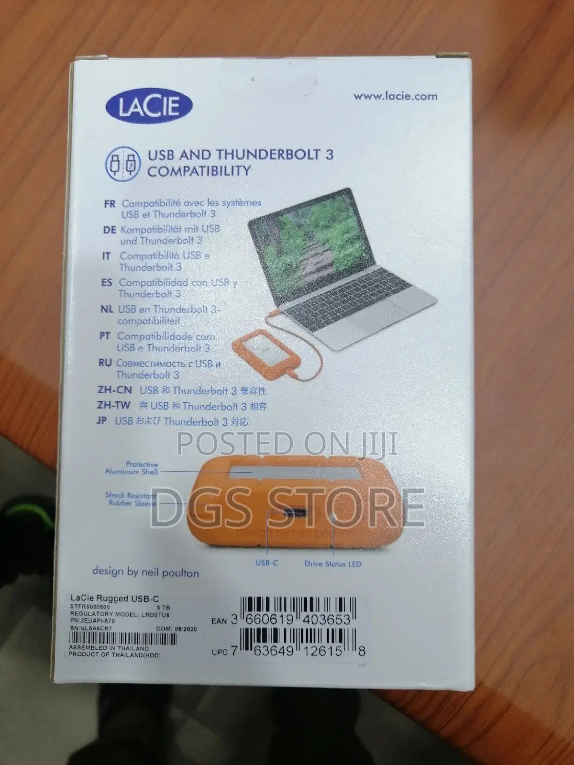 Lacie Rugged Usb C 5tb Hard Drive