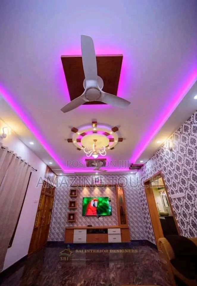 Pop Celling, Screeding, Wall Panel Design, Tv Stand Design