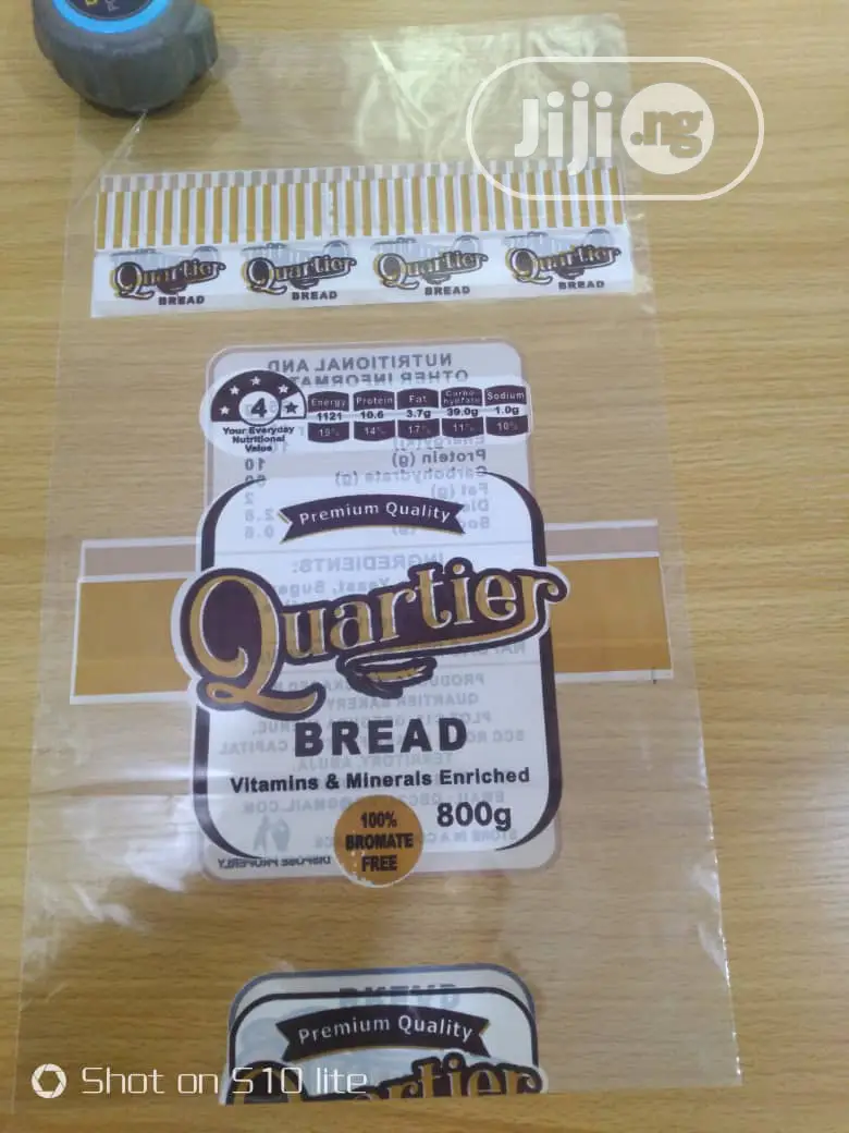 Bread Nylon And Wrapper Printing