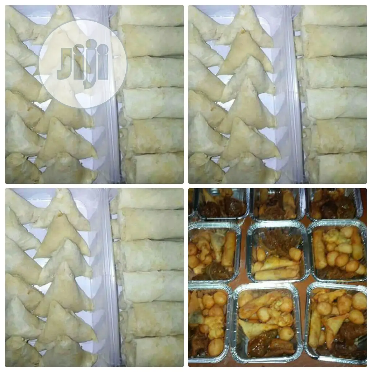 Fresh Samosa and Spring Roll "Smallchops"
