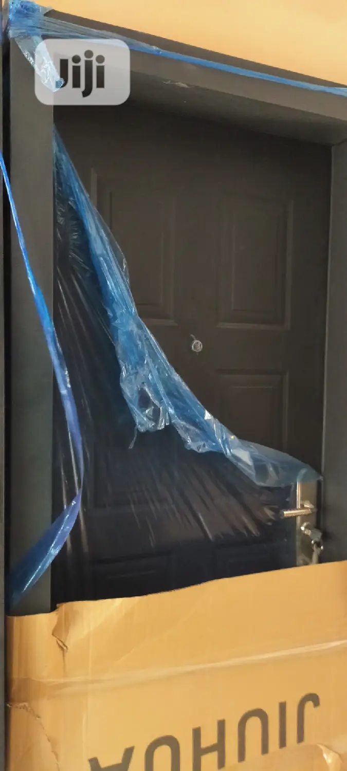 Black Security Door