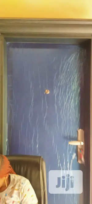 Black Security Door
