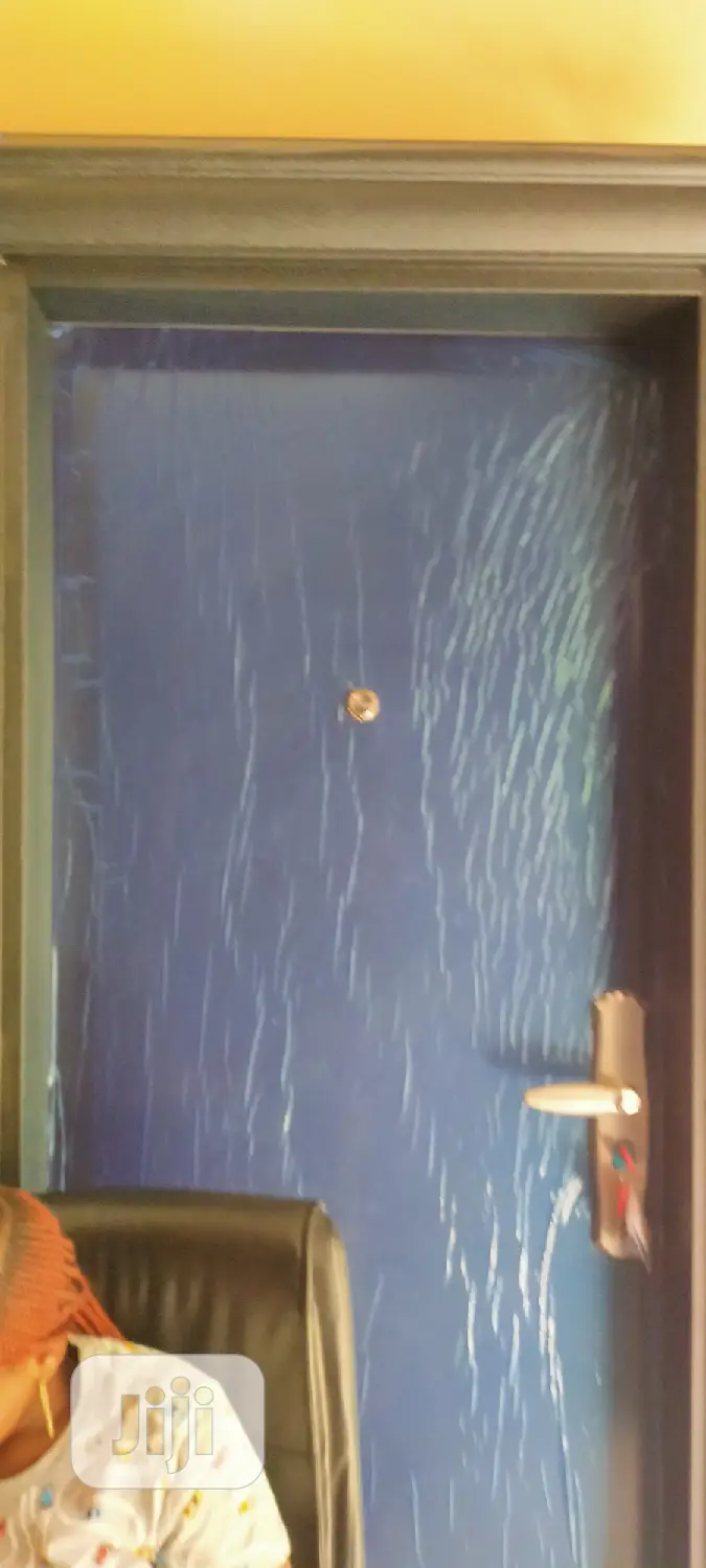 Black Security Door