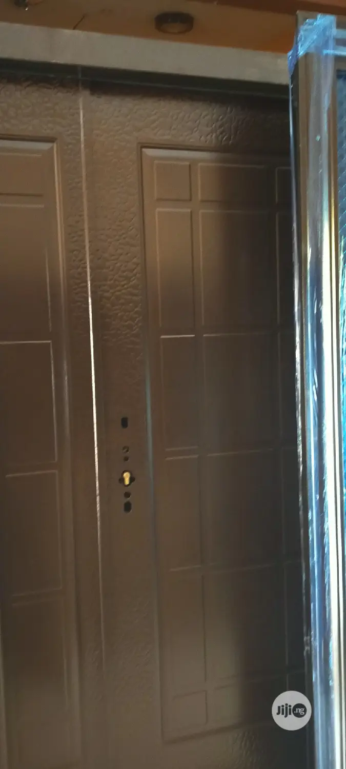 Black Security Door