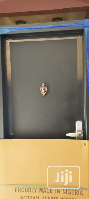 Black Security Door