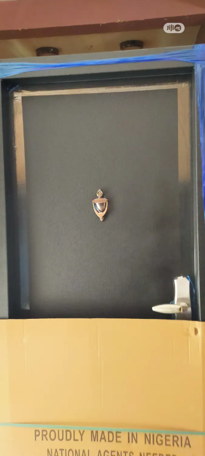 Black Security Door