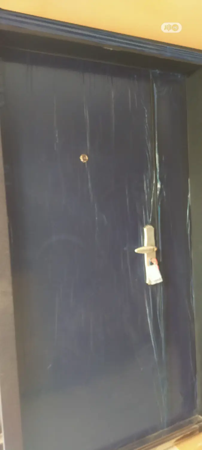 Black Security Door