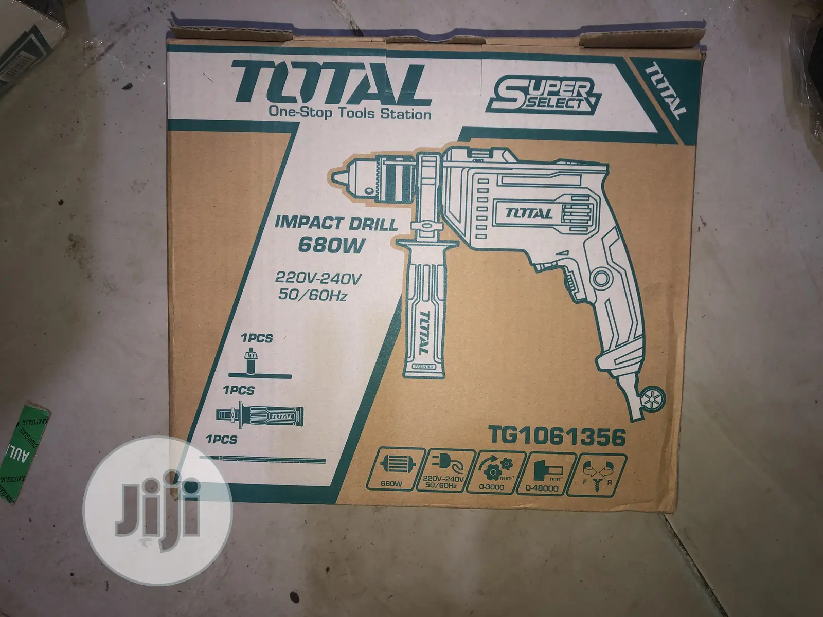Total Impact Drill Machine 13mm 680W One Stop Station